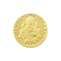 10 Gram 24kt (999 Purity) Ganesh Gold Coin