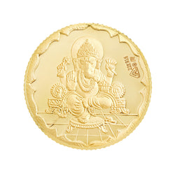 4 Gram Ganesh Gold Coin 22kt(916 Purity)