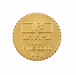 0.5 Gram Gold Coin 24kt (999 Purity)