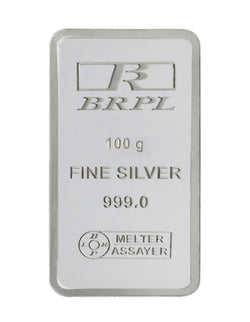 100 Gram Silver Bar (999 Purity)