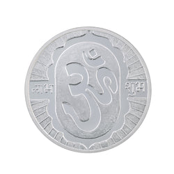 100 Gram Om  Silver Coin (999 Purity)