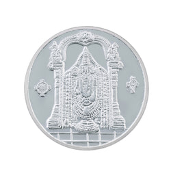 10 Gram Lord Balaji Silver Coin (999 Purity)