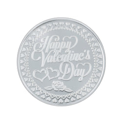 20 Gram Happy Valentine Day Silver Coin (999 Purity)