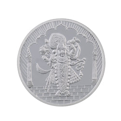 10 Gram Lord Srinath ji Silver Coin (999 Purity)